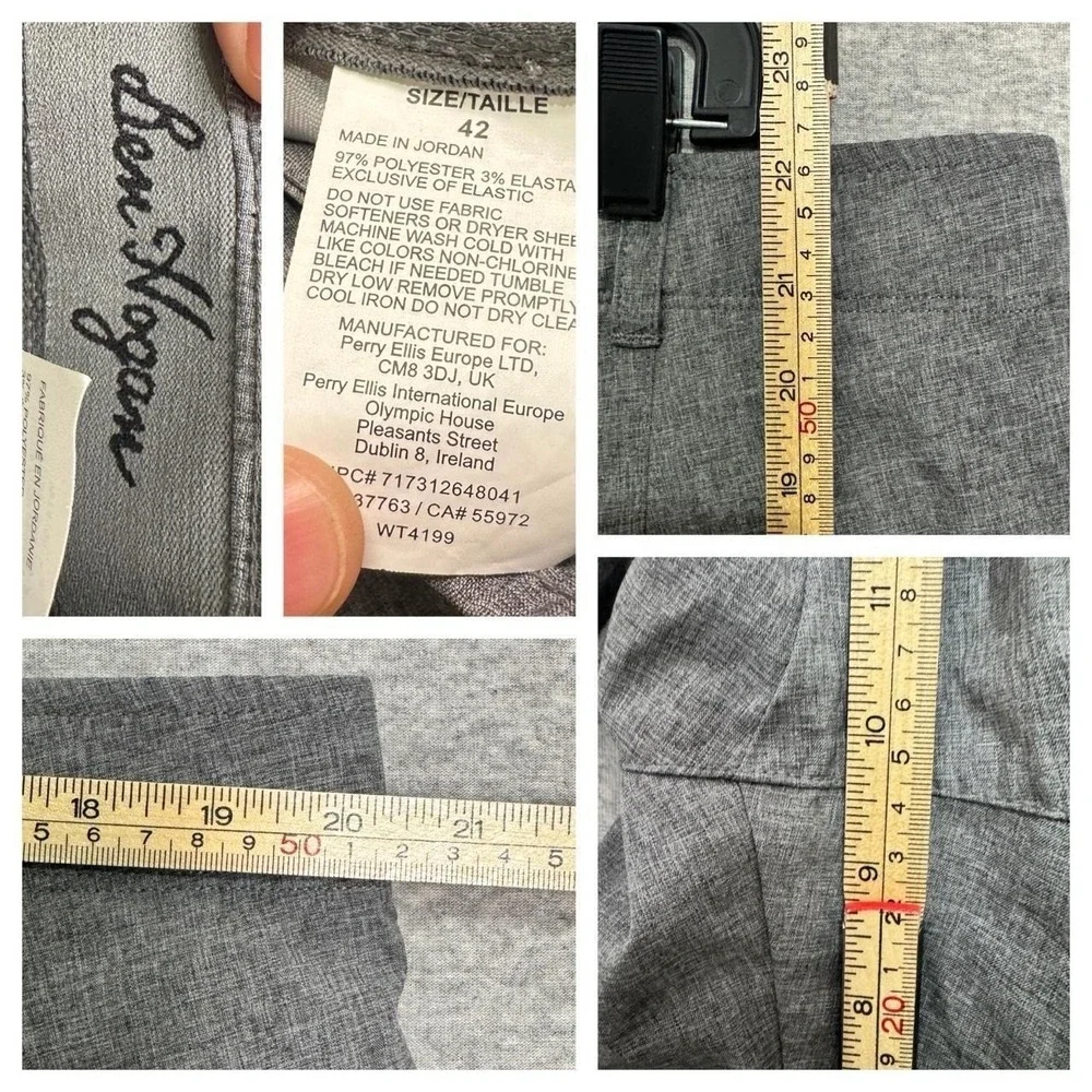 Ben Hogan Men's Size 42 Gray‎ Stretch Flat Front Golf Shorts Athletic Outdoors